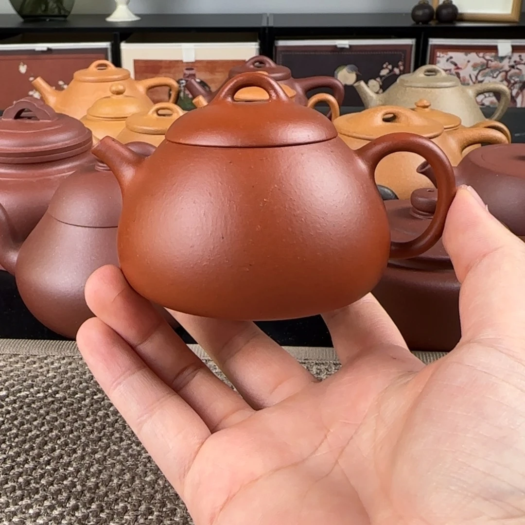 燃***灯茶壶紫砂微瑕乳瓢