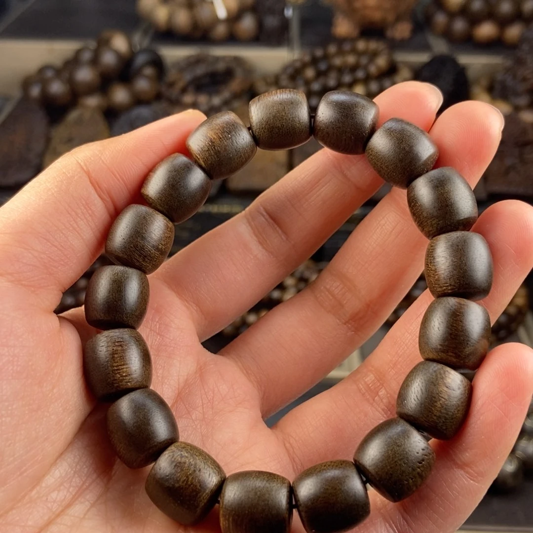 沉香手串春**露越南芽庄白棋楠
