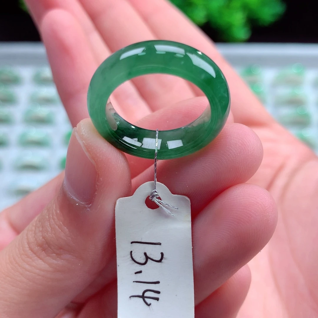 未镶嵌戒指翡翠天然