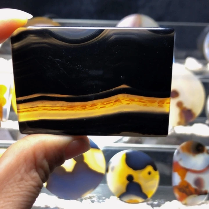 合金玛瑙/玉髓珠宝奇石137