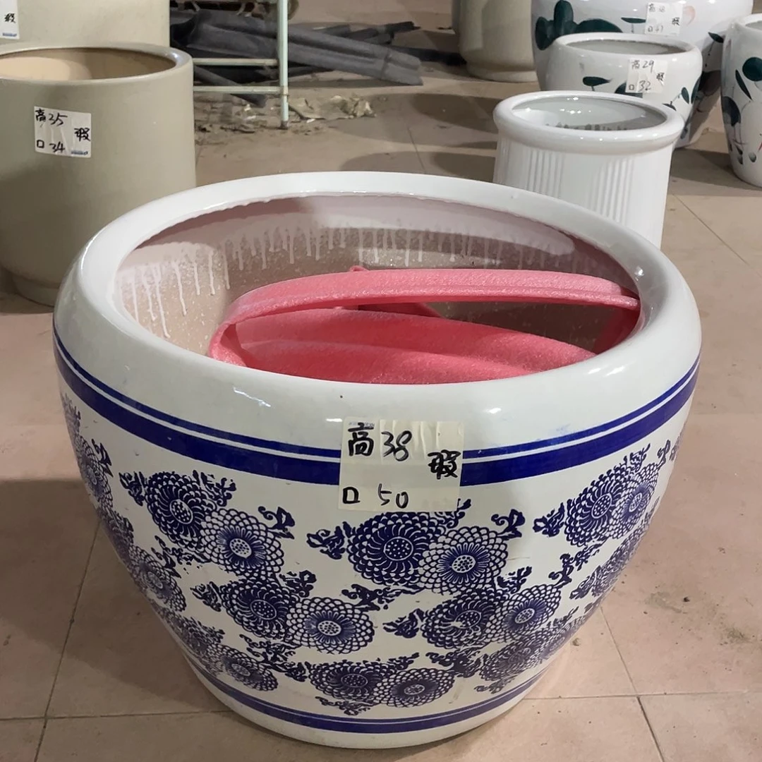 低青花瓷大碗特大号默认微瑕