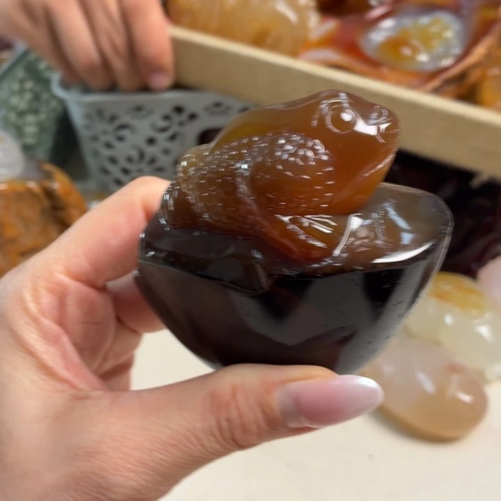 玛瑙/玉髓未镶嵌吊坠(不含链)