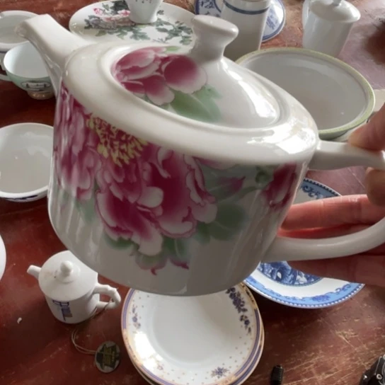 瓷片陶瓷陶瓷红叶