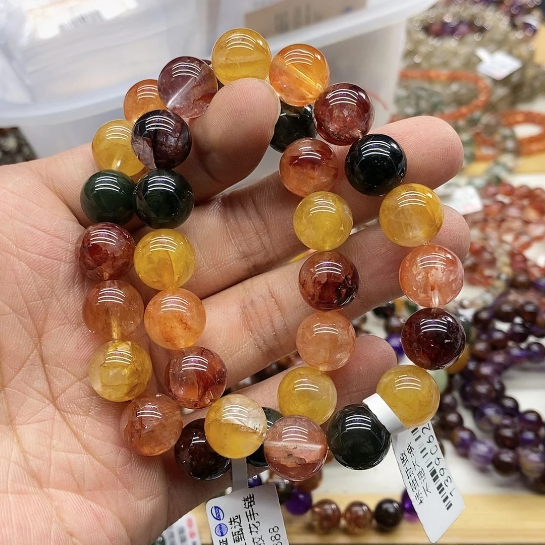 水晶手链未镶嵌多样性发货发一条