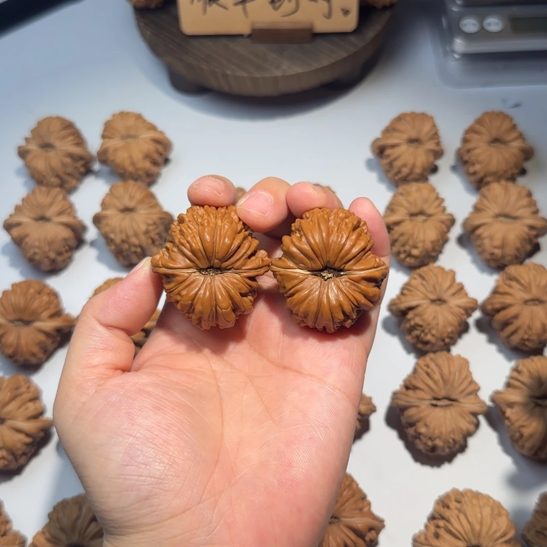 核桃手串/手链赫*郝哥拱桥楼文玩核桃38爆肉