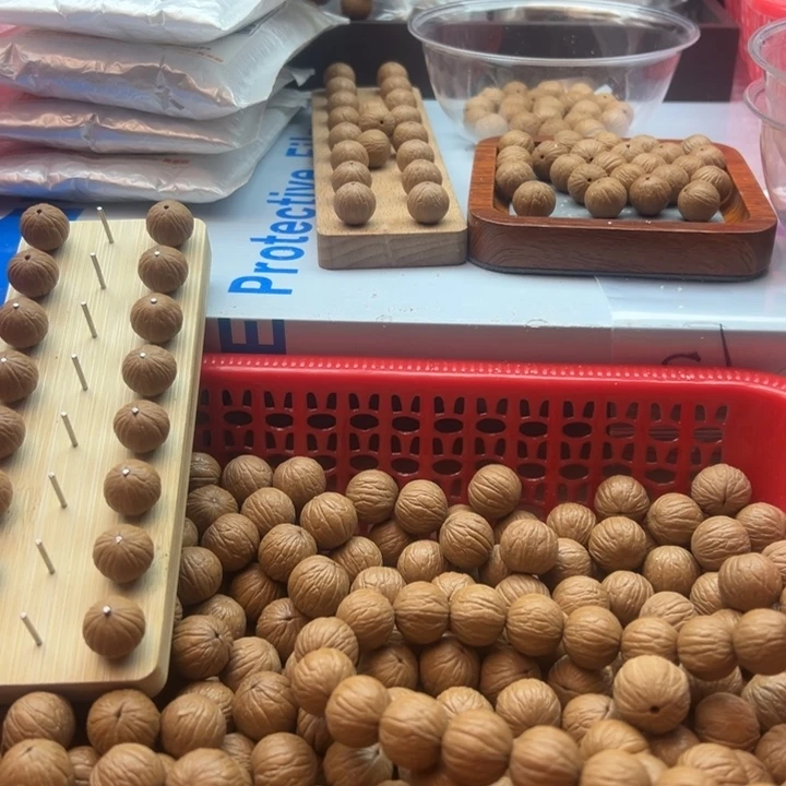 半***仙猴头核桃把件手持