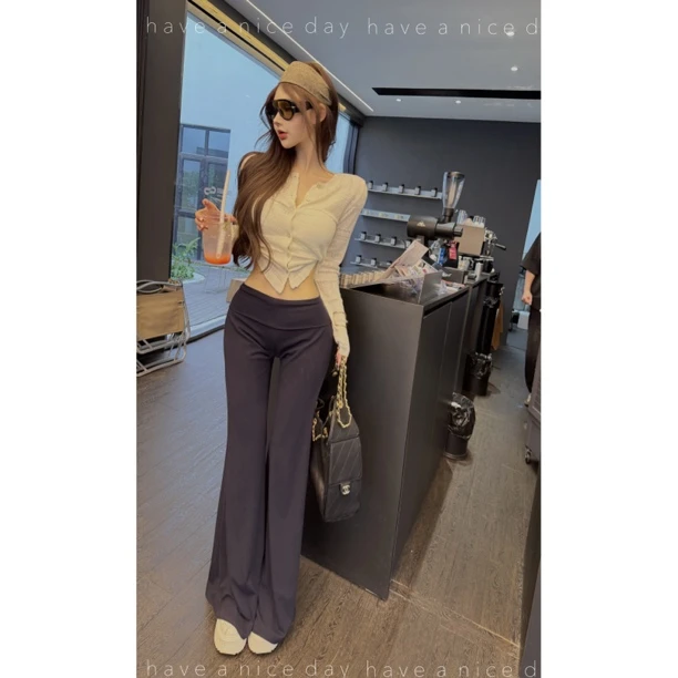 橙路【早秋新品直筒裤】