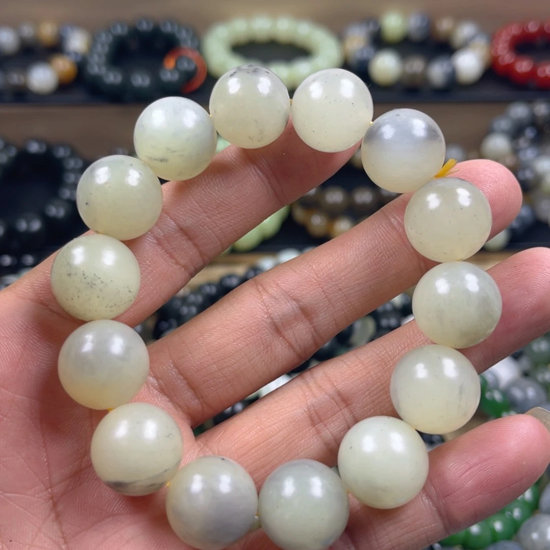 和田玉手串未镶嵌