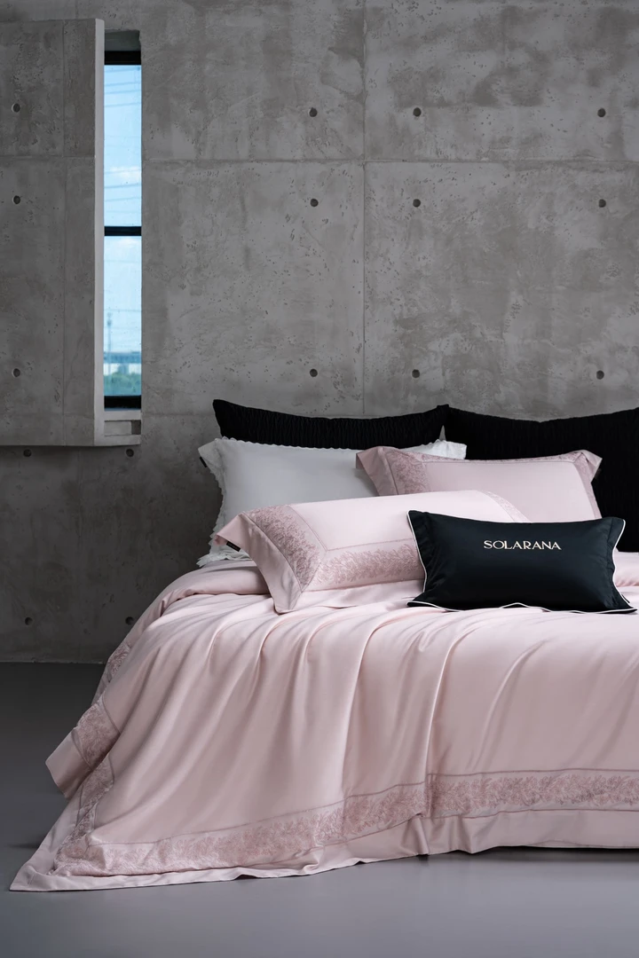 轻奢100s超细旦天丝棉磨毛秋冬保暖亲肤床上四件套-茉荨