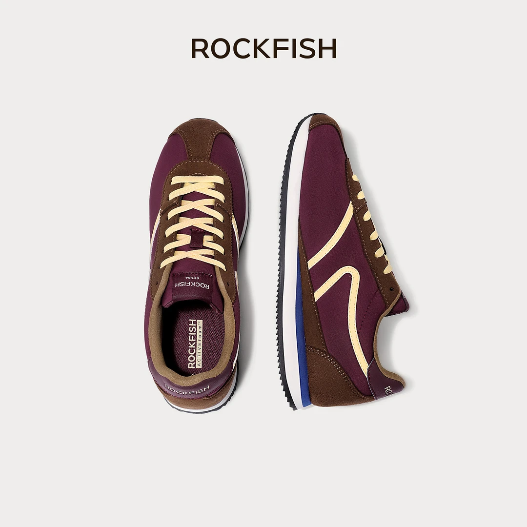 Rockfish301阿甘鞋防泼水轻运动复古慢跑鞋休闲潮流英训鞋
