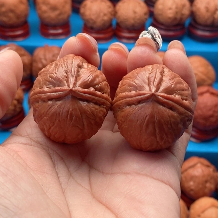 ༺***༻木质精品文玩手捻三棱