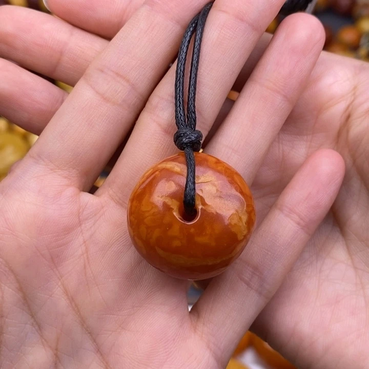 琥珀未镶嵌裸石蜜蜡M