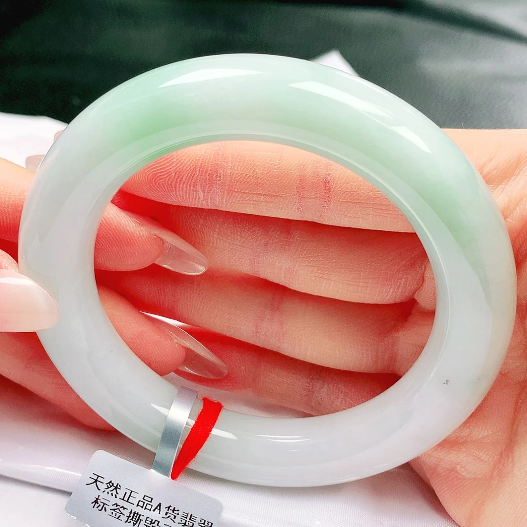 翡翠未镶嵌手镯缅甸天然a货翡翠手镯