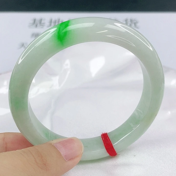 翡翠未镶嵌手镯圈57.5，12044