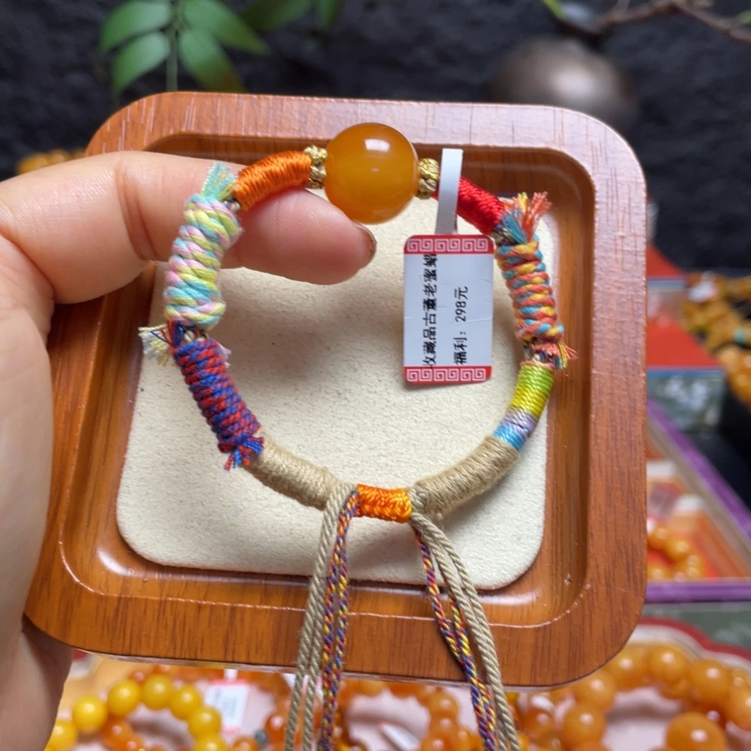 未镶嵌蜜蜡手绳手串