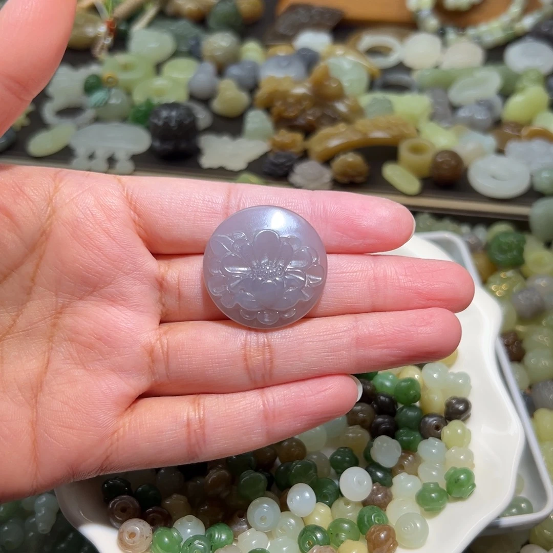 ****格未镶嵌和田玉珠宝半成品
