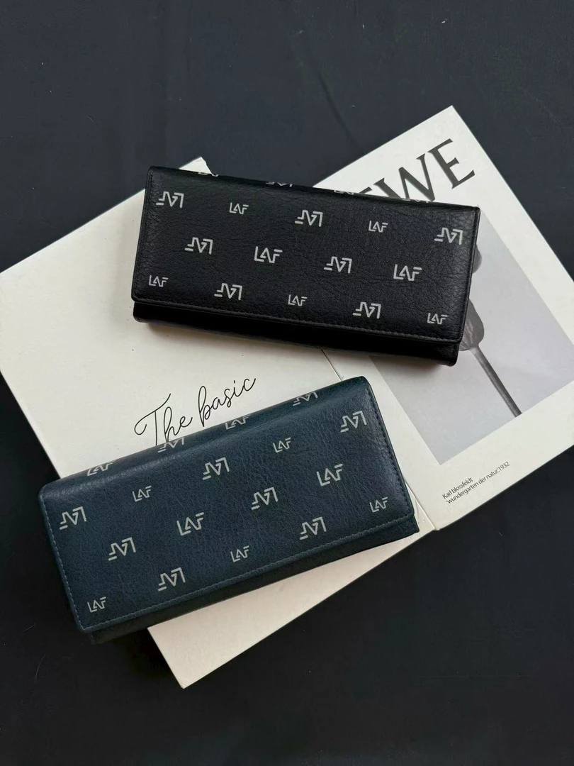 迪雅路【磁吸钱包】字母印花 女士男士长款多隔层磁铁钱包时尚高档