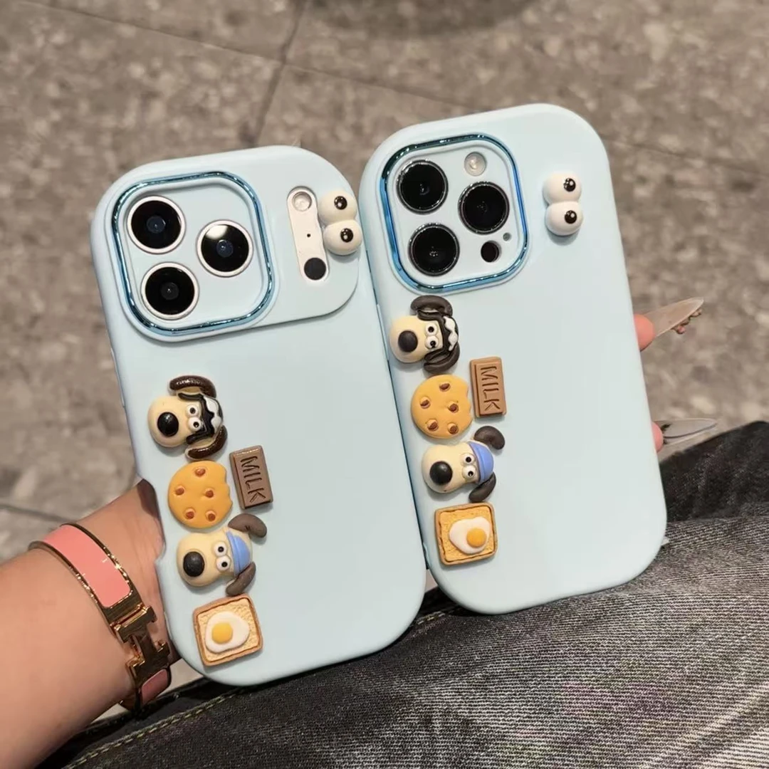 奥菲顿立体掌门狗公仔适用苹果17胖子16手机壳华为vivo小米15oppo