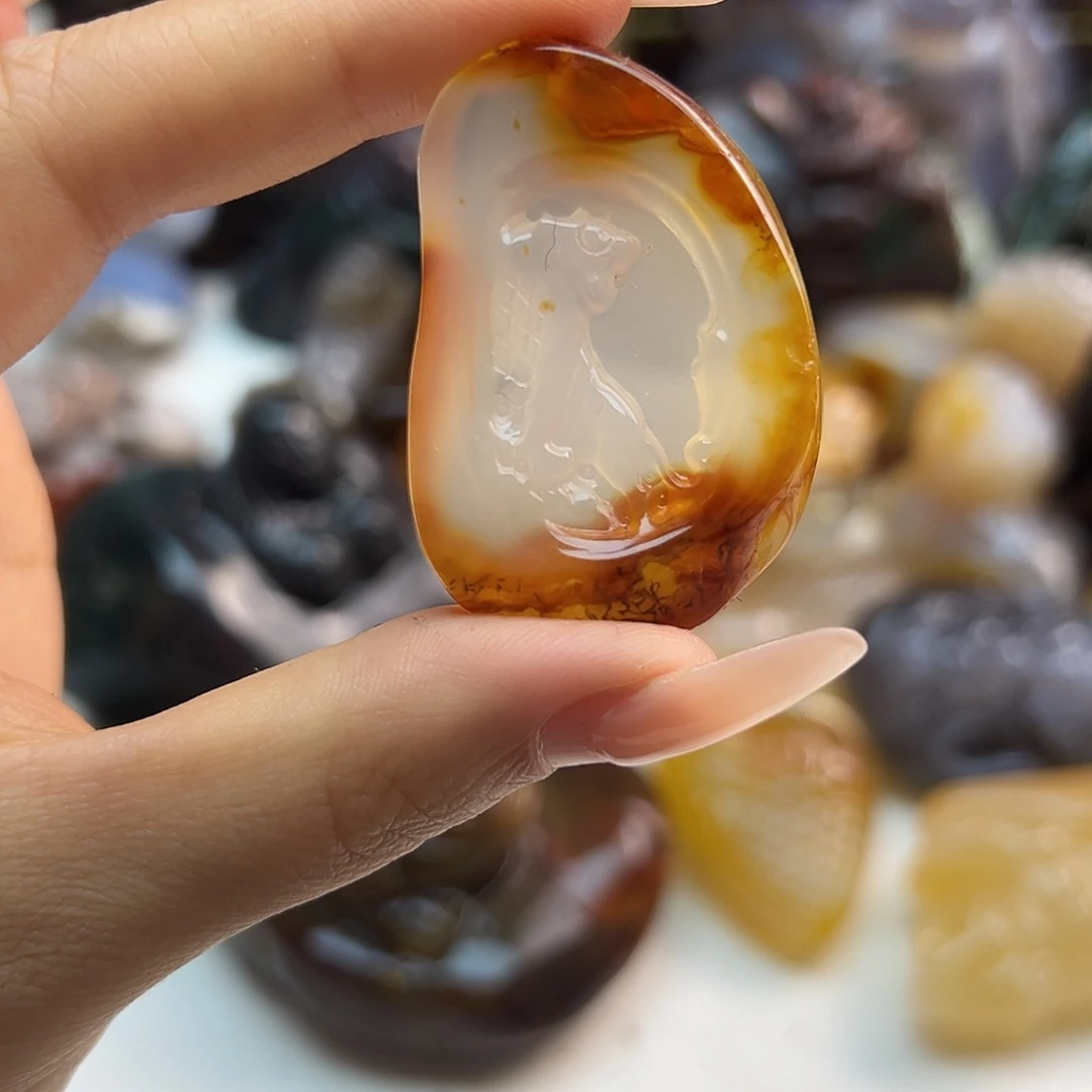 玛瑙/玉髓合金颈饰