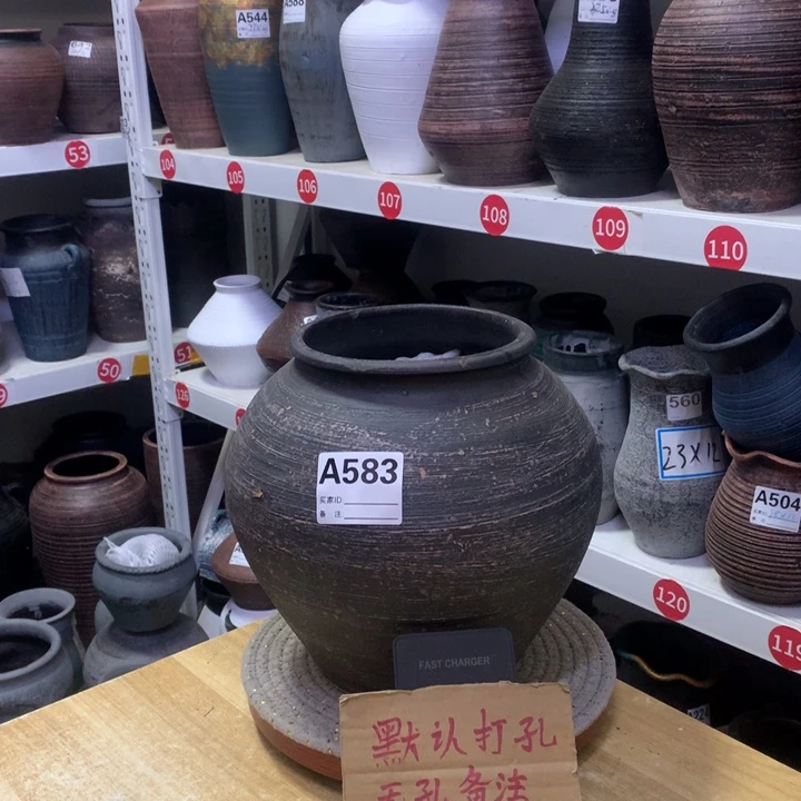 【闪购商品】红陶微瑕土陶高24口15默认打孔