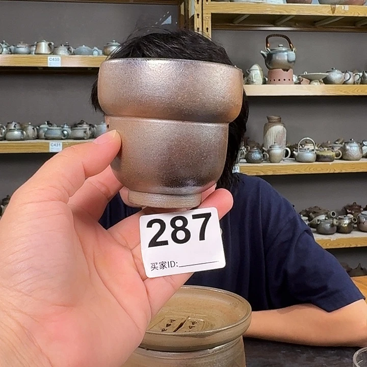 坭兴陶柴烧全手工原矿泥料杯