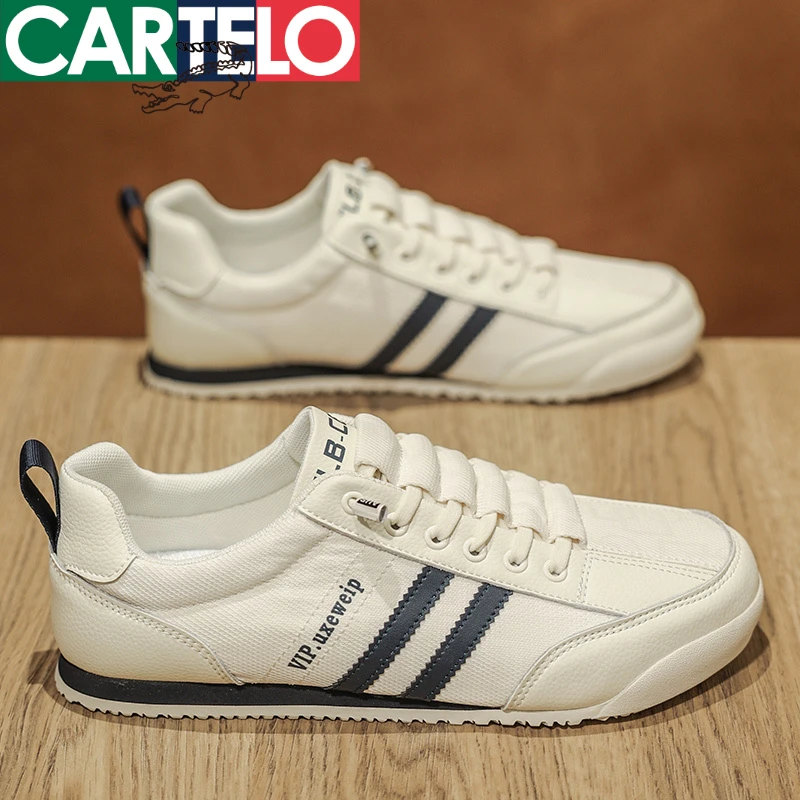 卡帝乐鳄鱼男鞋春季低帮一脚蹬休闲鞋青少年小白鞋网面透气阿甘鞋