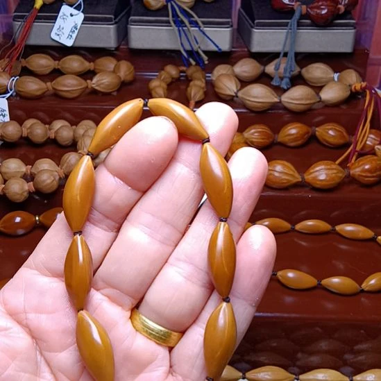 手串/手链橄榄核橄榄核手串1.0三花油核抛光