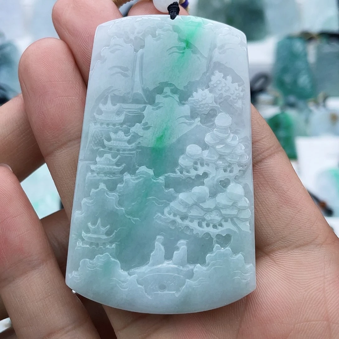 颈饰未镶嵌翡翠翡翠