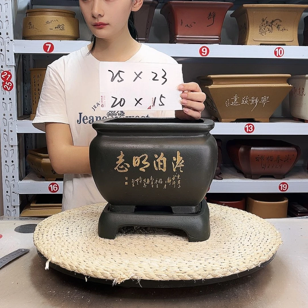 紫砂花盆紫砂花盆