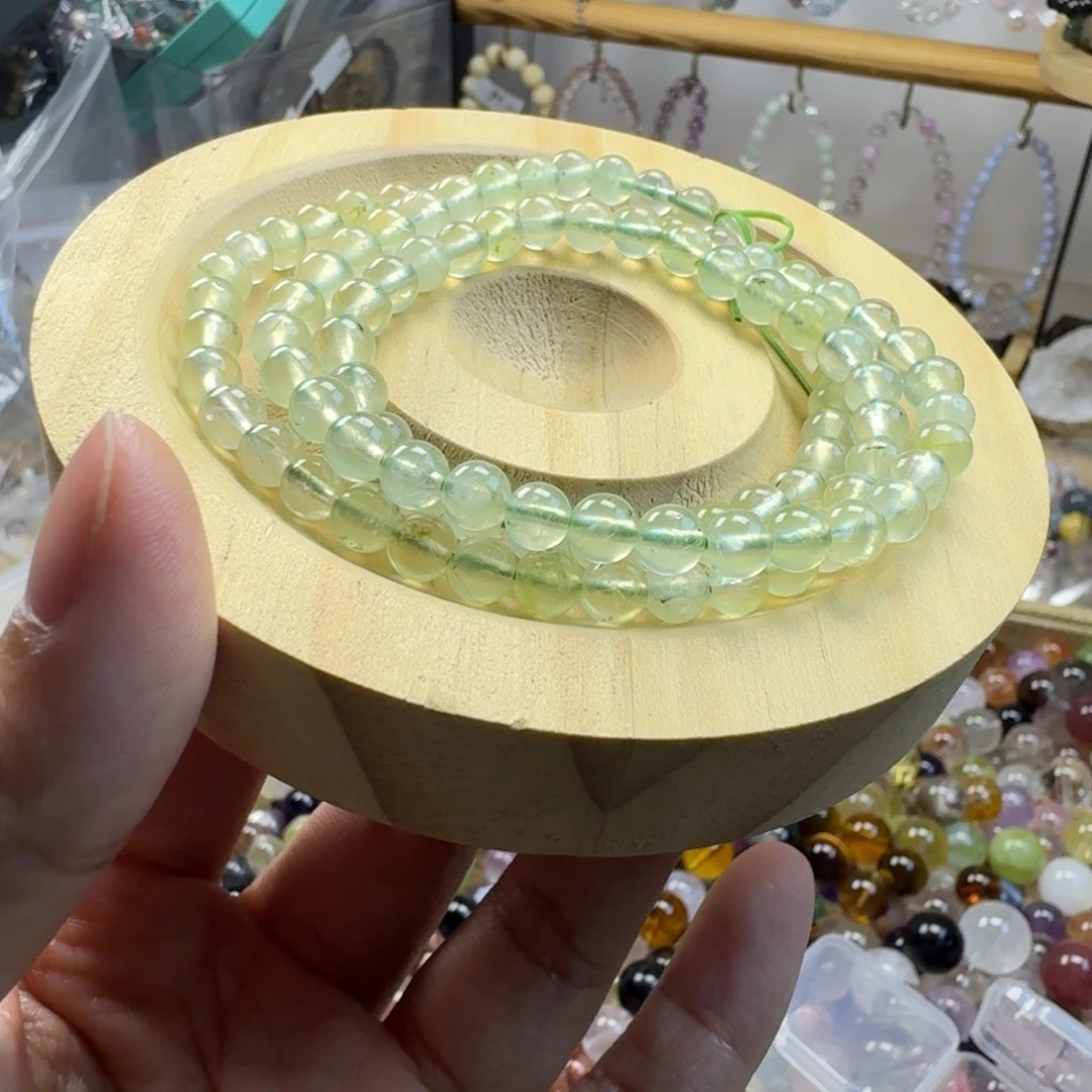 水晶未镶嵌手链葡萄石