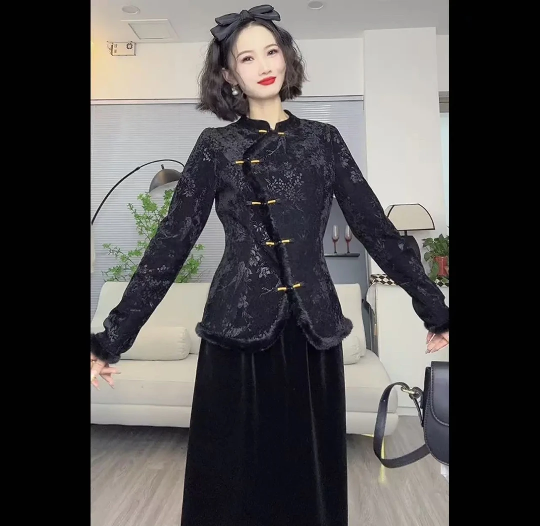 【76】立体浮雕织花打底衫洋气百搭毛边加绒气质上衣