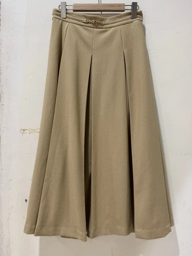 25年春季新款皮筋腰大百褶时尚半裙