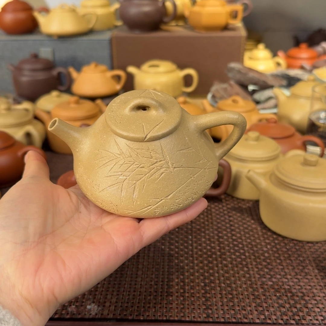 本山绿泥茶壶梨皮200毫升左右