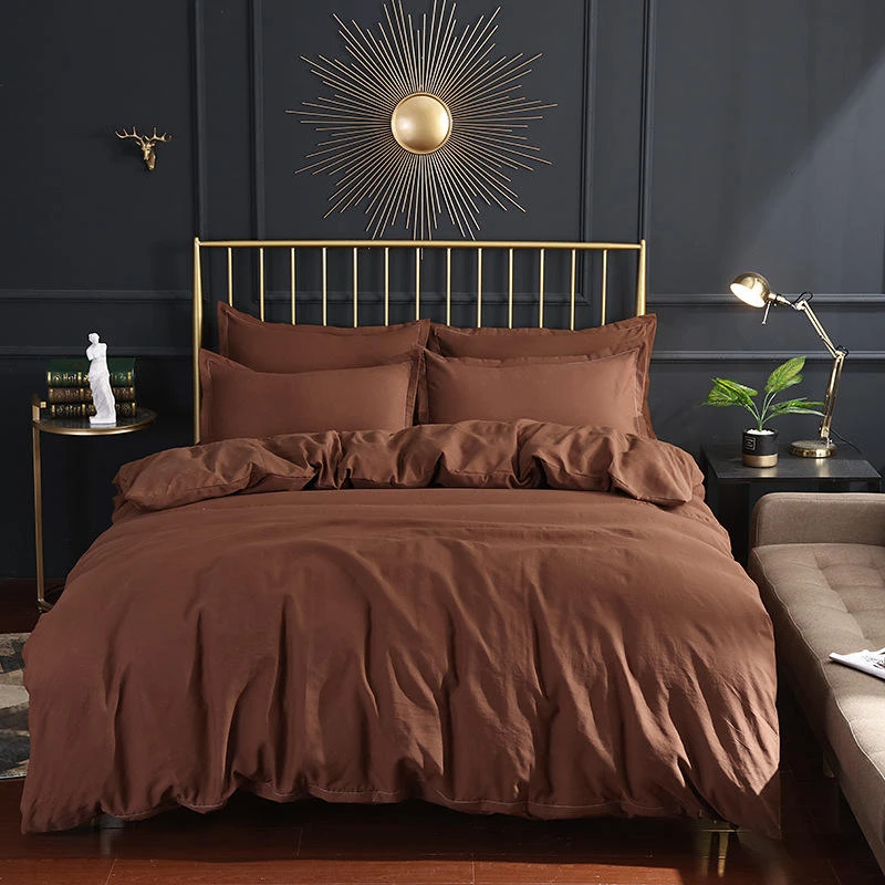 直供寺庙僧人床品三件套四件套寺院客房床单被罩床品用品