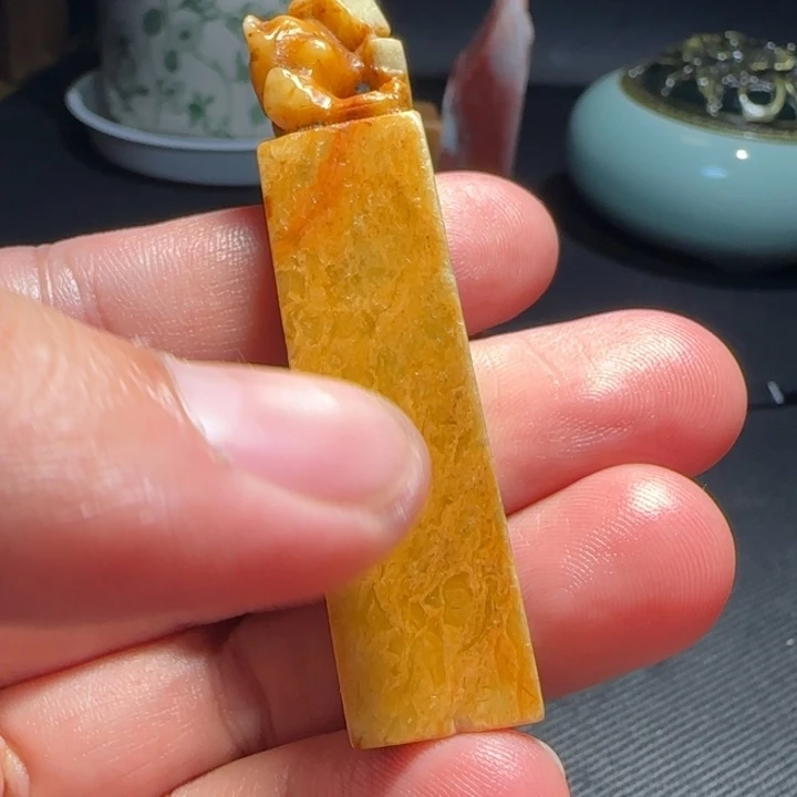 寿山石福集福寿山石印章