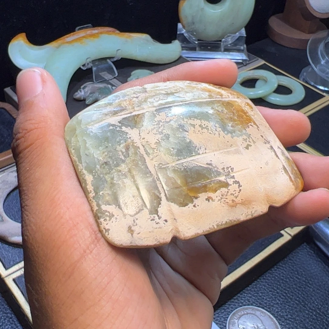 爱***玉玉玉摆件笛箫器形
