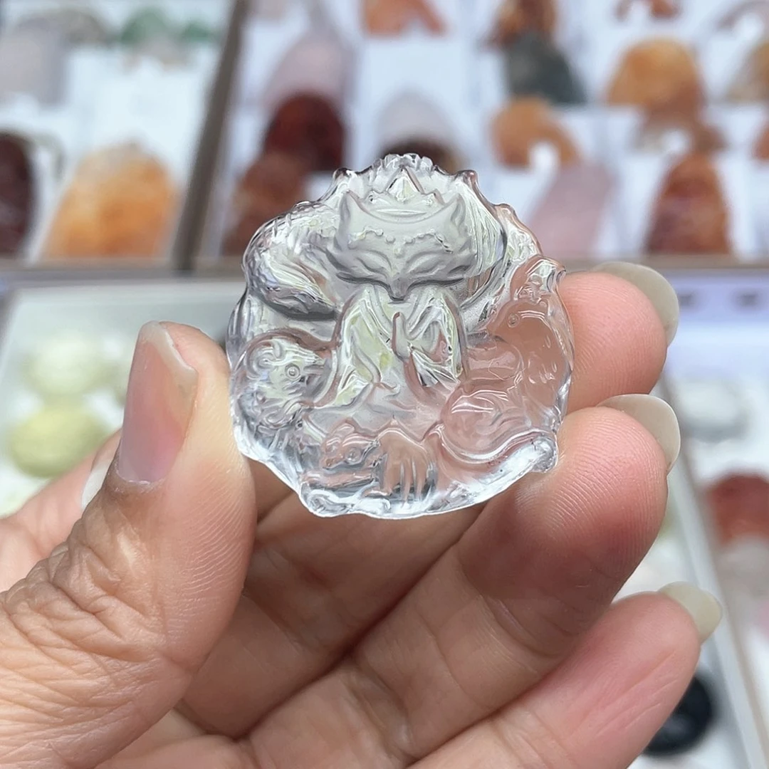 水晶吊坠(不含链)未镶嵌