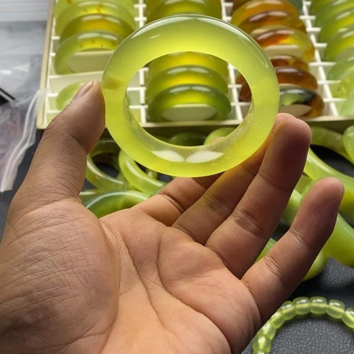 蛇纹石玉合金手镯54
