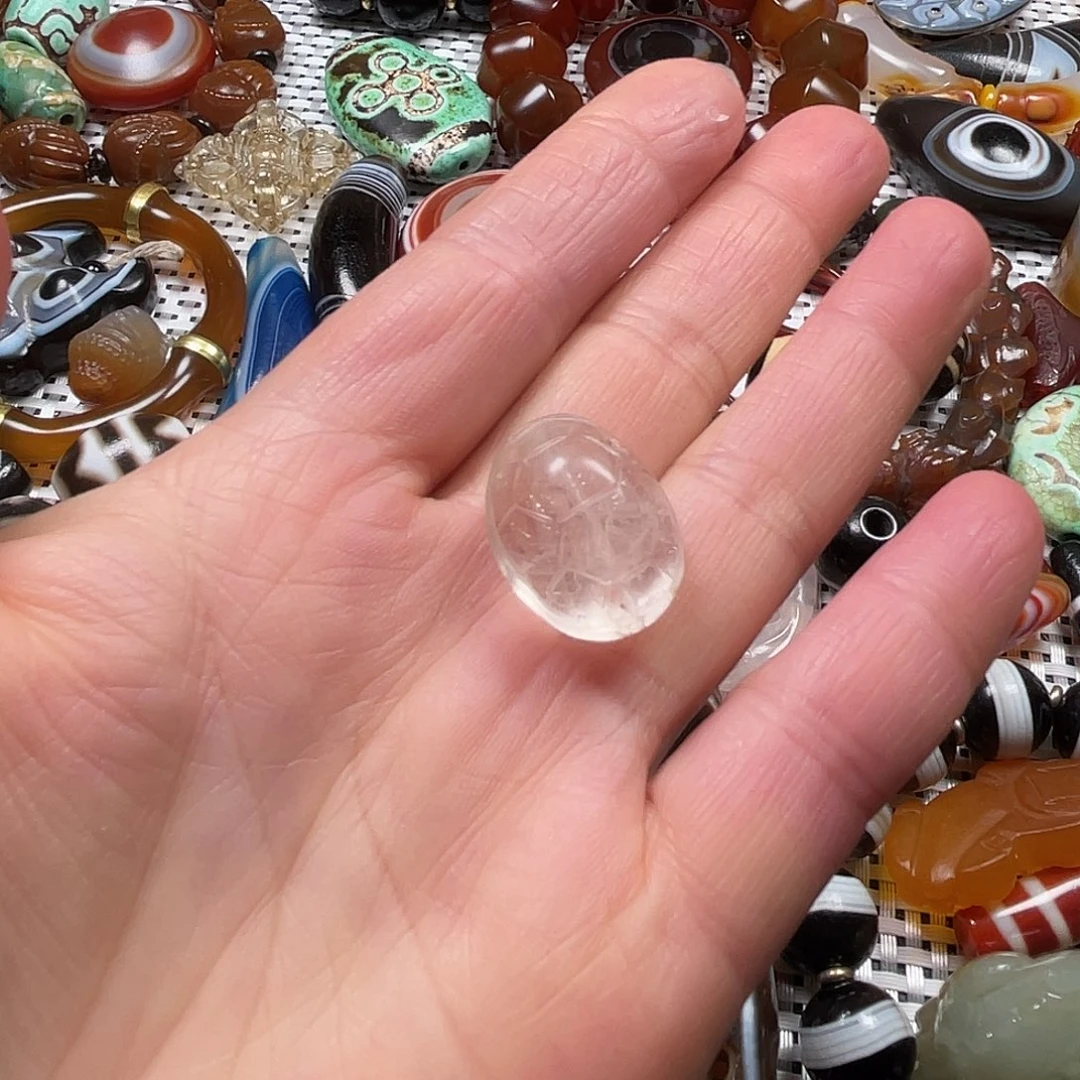 豆****未镶嵌吊坠(不含链)水晶