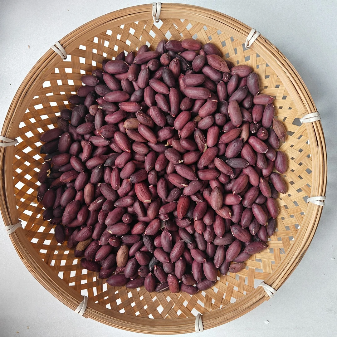 【助农现场】农家黑花生自产自愿购买 河南农村土特产W