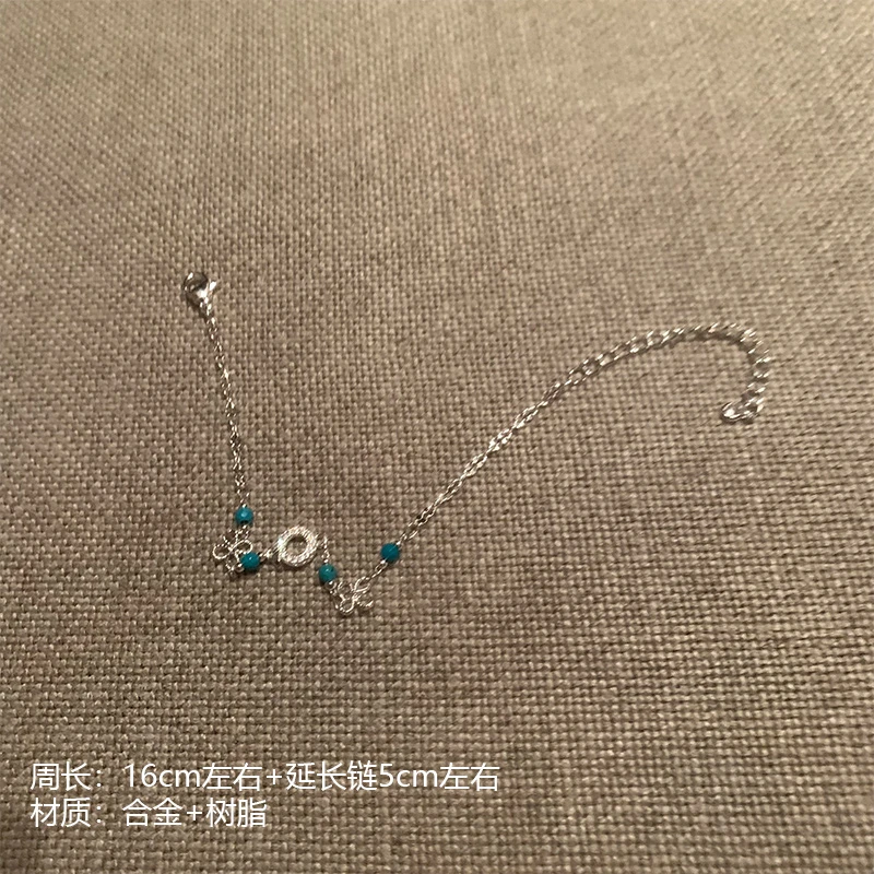 合金莫桑石手链 【知晴】小众手串高级感手链设计感手串9816-02