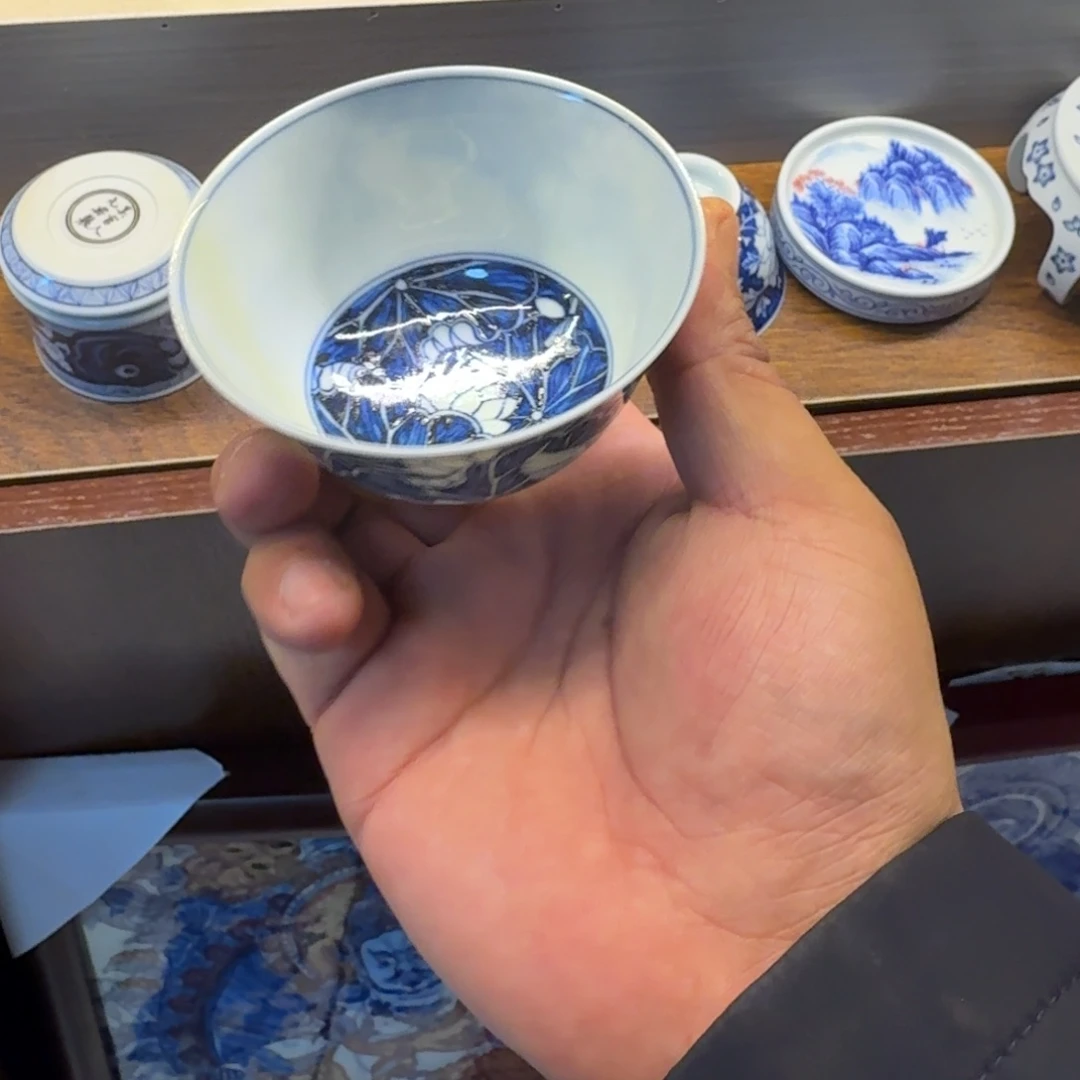自****陶杯子景德镇全手工手绘陶瓷