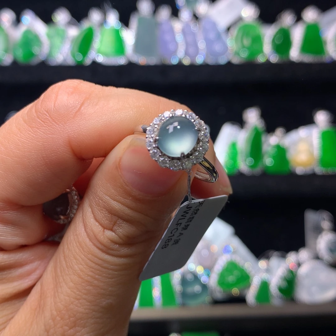 【闪购商品】颈饰银S925镶嵌翡翠天然翡翠