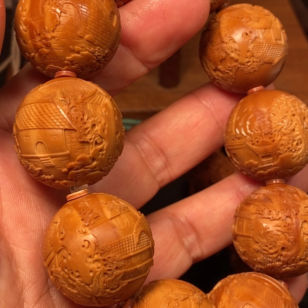 轩***音手串/手链橄榄核2.5园林