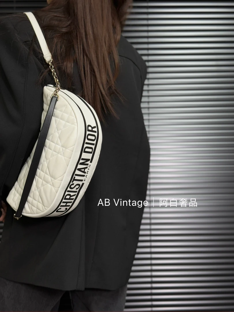 95新 DIOR/迪奥 阿白奢品/Dior 中号vibe 月亮包