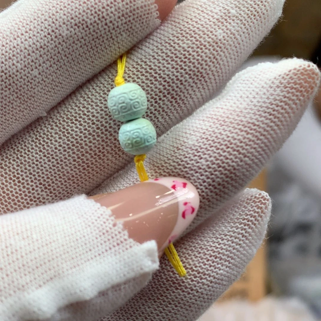 绿松石未镶嵌挂件