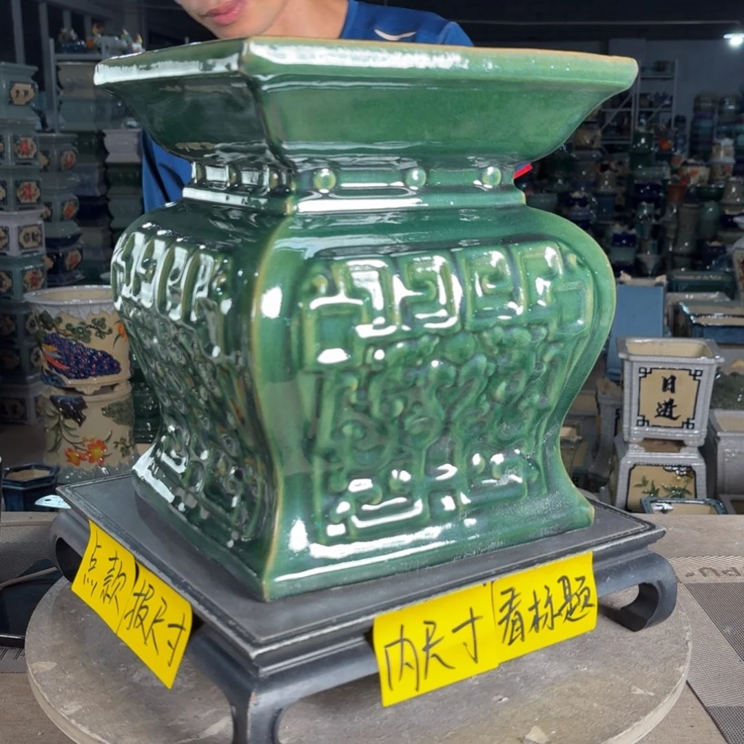一风堂石湾花盆 面25高30