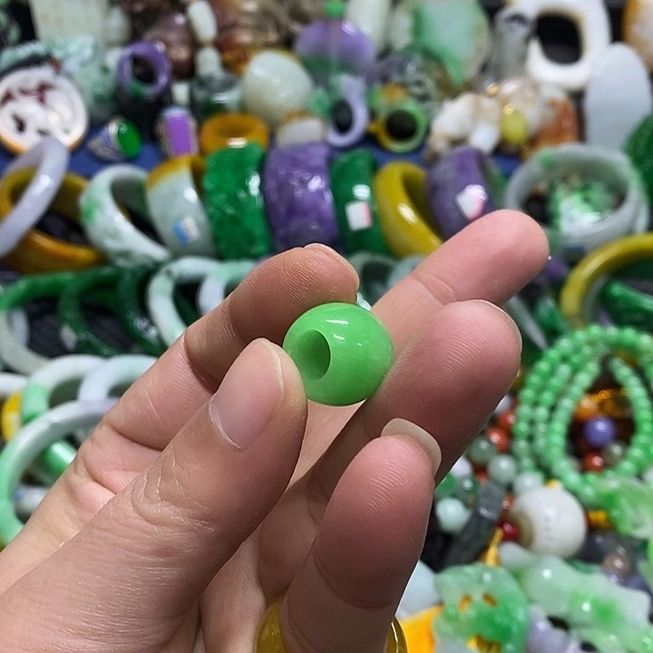 颈饰未镶嵌翡翠缅甸翡翠首饰配饰