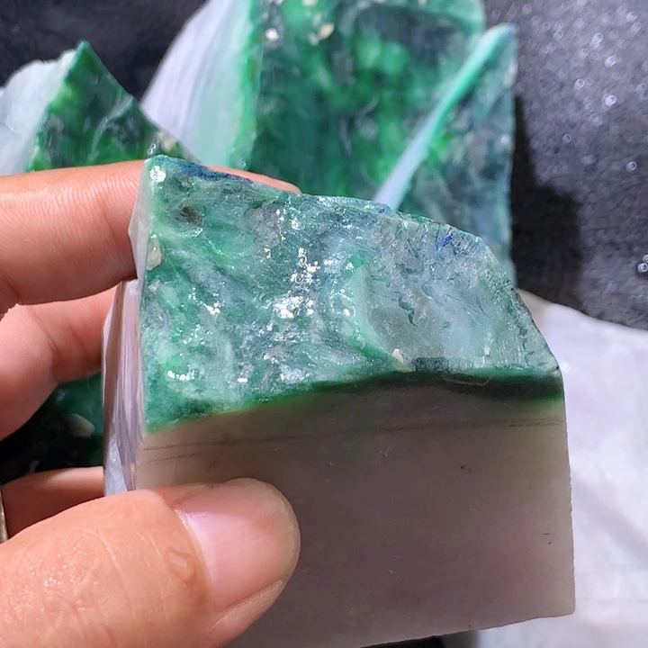 颈饰未镶嵌翡翠缅甸天然翡翠牌子片料珠子平安扣