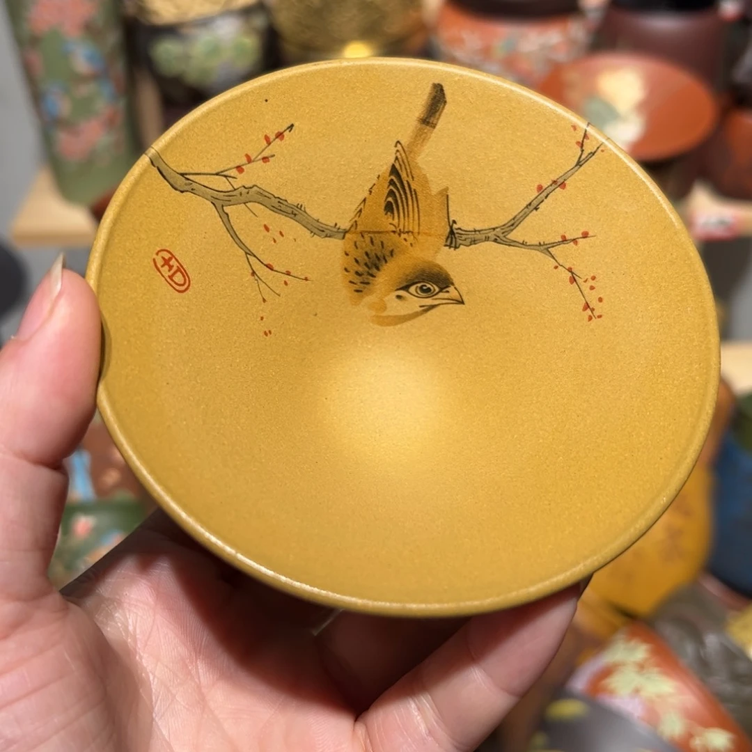 紫砂茶杯宜兴紫砂主人杯